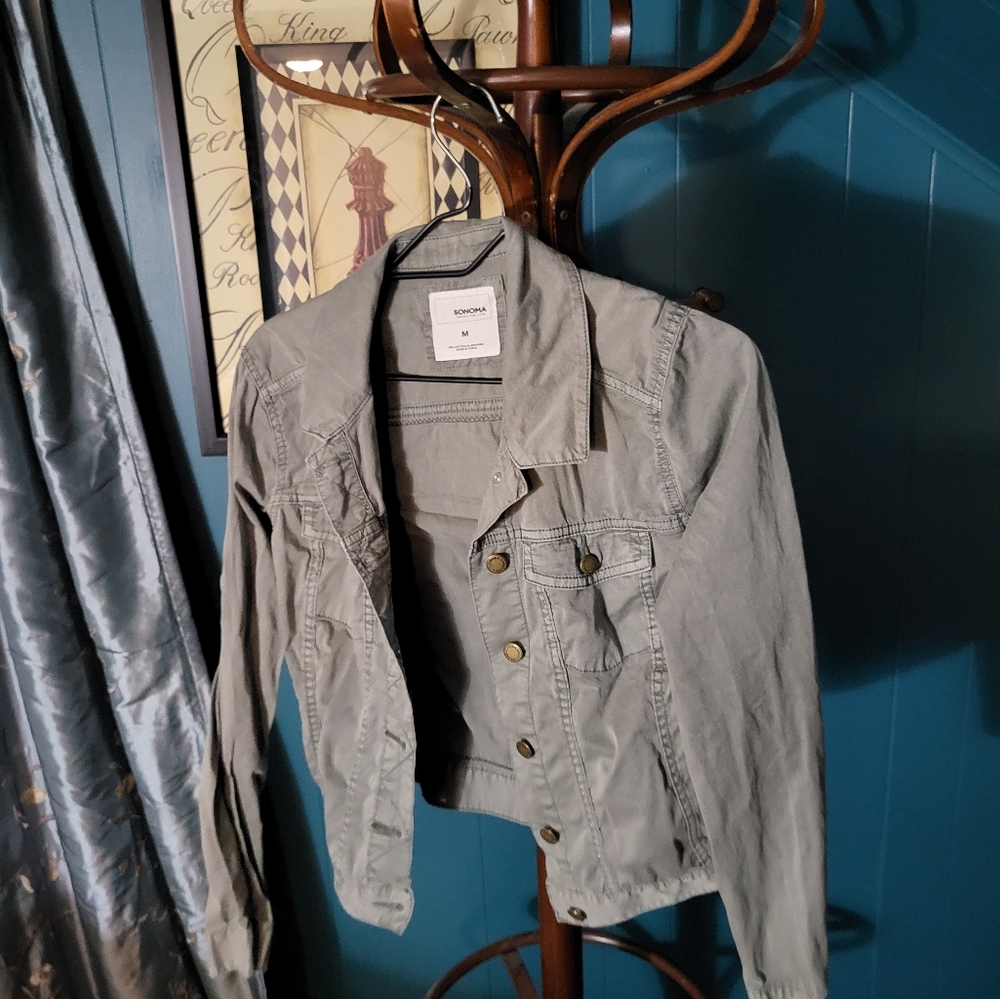 Sonoma Grey Denim size medium My Hero Acadamia Applique Jacket